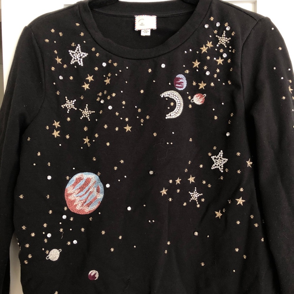 Anthropologie Galaxy Sweatshirt X-Small